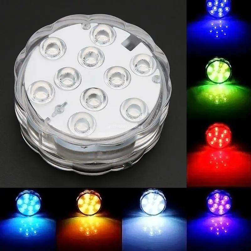  RGB Ƽ ÷ 10-LED L Dropship   LED 